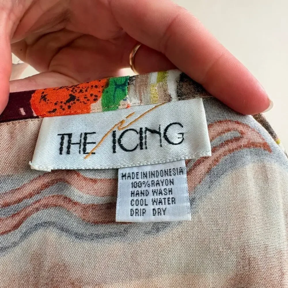 The Icing Patchwork Jacket - Tapestry, Beaded, Crop, 80s/90s, Size Small - Picture 7 of 8